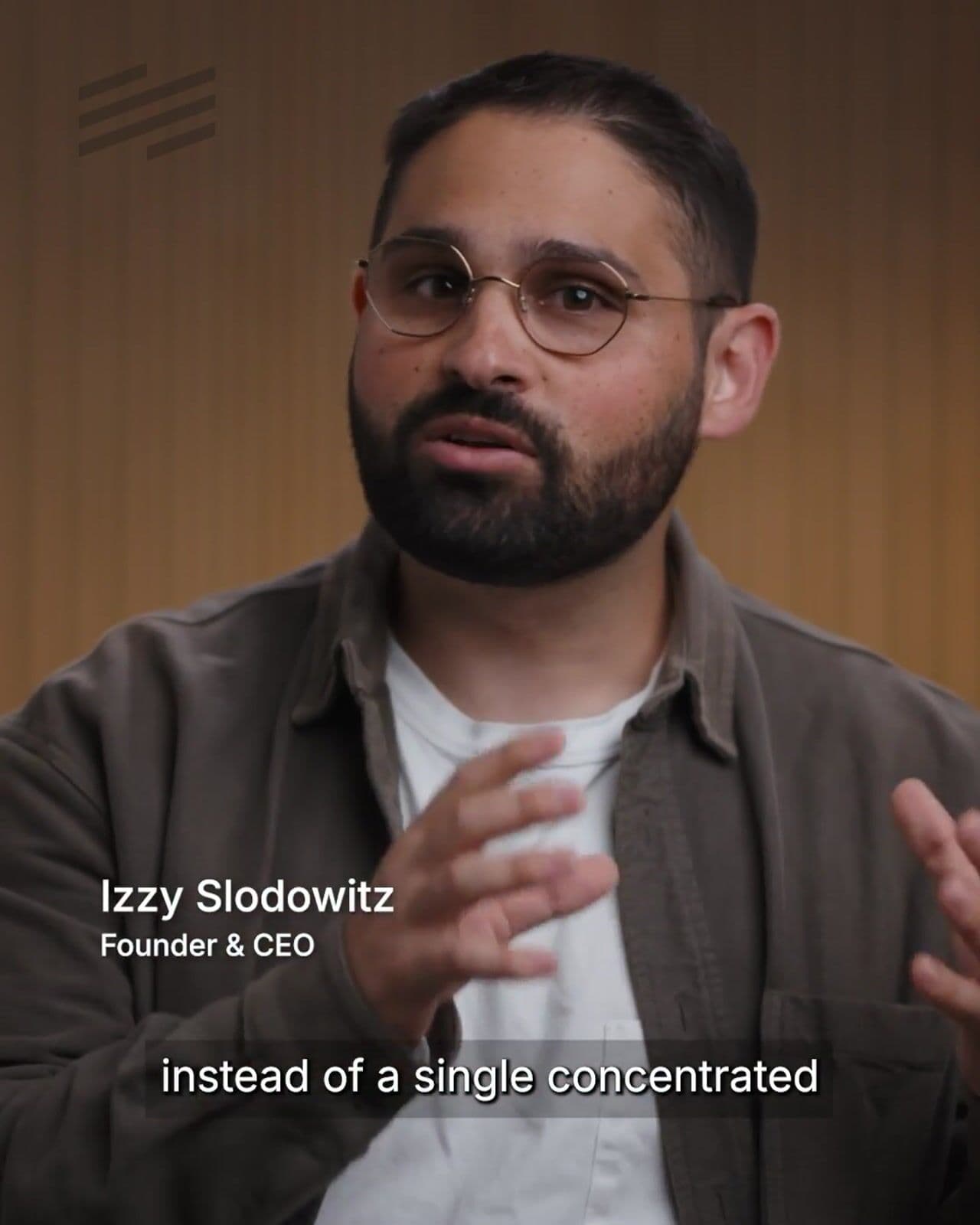 Izzy Slodowitz on camera